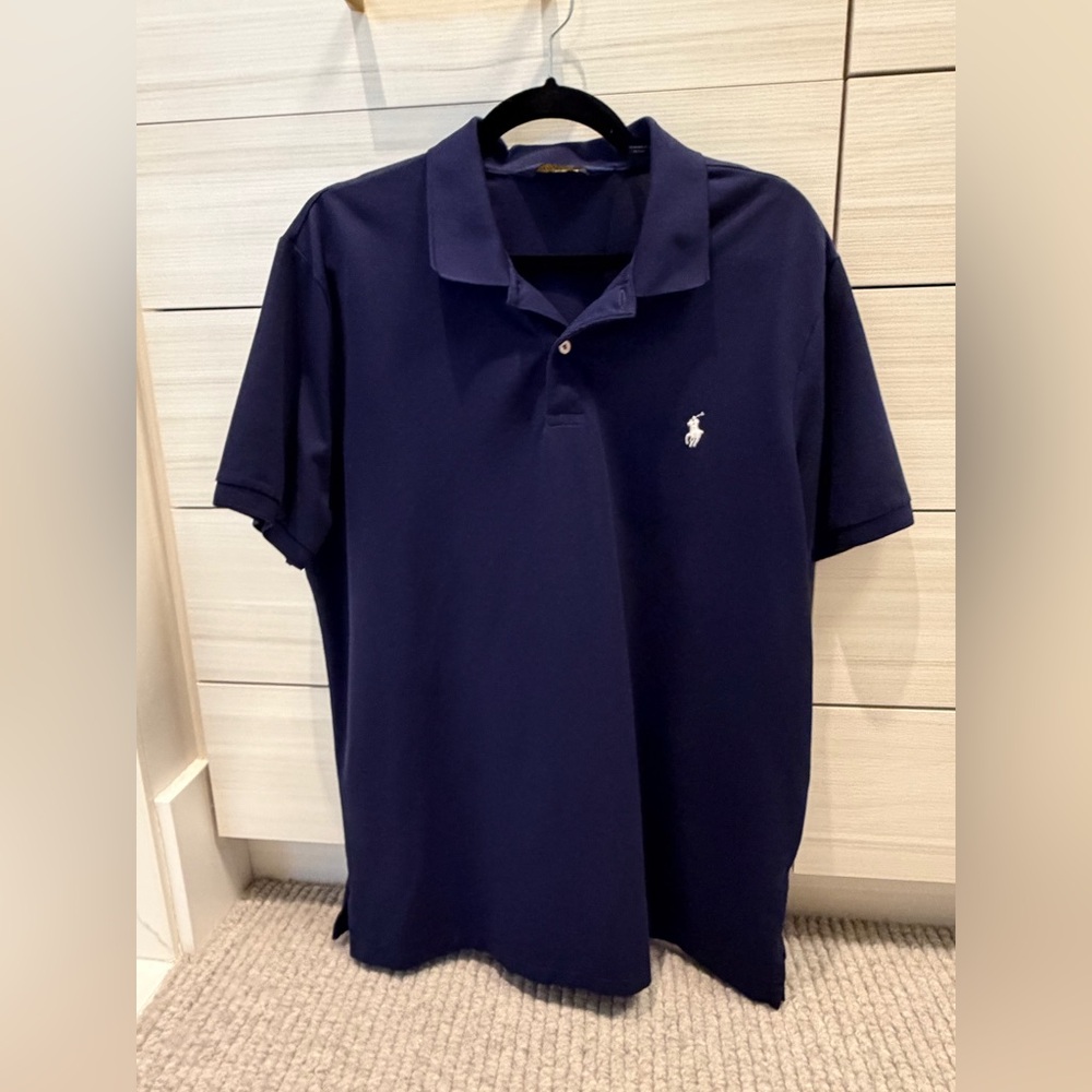 Ralph Lauren Polo Shirt in Navy with White Pony
